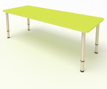 Детский стол 2-местный  (по одну сторону столешн.) СДО-2 (0-3) желтый в Самаре