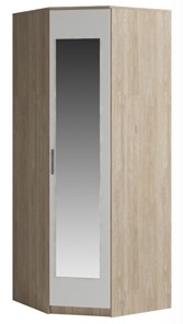 Угловой шкаф Genesis Светлана, с зеркалом, белый/дуб сонома в Сызрани