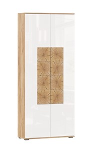 Шкаф двухстворчатый Фиджи с декоративными накладками 659.310, Дуб Золотой/Белый в Сызрани