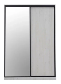Шкаф с зеркалом Ивару Винтер-6.16, винтерберг/темно-серый в Тольятти
