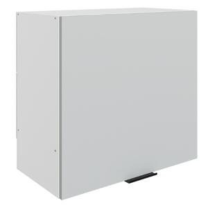 Шкаф навесной под вытяжку Стоун L600 Н566 (1 дв. гл.) (белый/лайт грей софттач) в Самаре