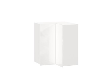 Шкаф кухонный угловой Шервуд, ЛД 281.500.000.169, белый/белый глянец в Тольятти