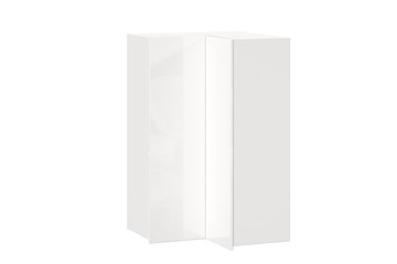 Шкаф кухонный угловой высокий Шервуд, ЛД 281.570.000.170, белый/белый глянец в Самаре