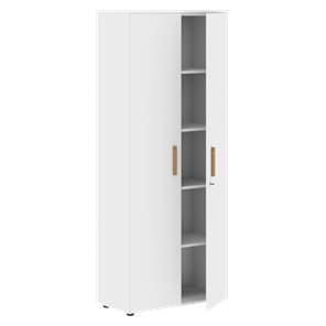 Широкий шкаф высокий FORTA Белый FHC 80.1(Z) (798х404х1965) в Тольятти