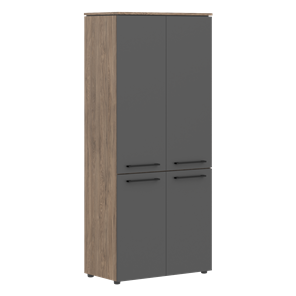 Шкаф с глухими дверьми MORRIS TREND Антрацит/Кария Пальмира MHC 85.3 (854х423х1956) в Самаре
