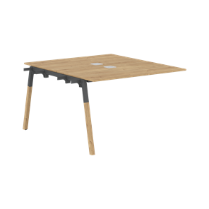 Переговорный стол FORTA Дуб Гамильтон-Черный графит-Бук FIWST 1113 (1180х1346х733) в Самаре