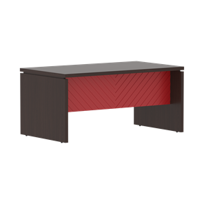 Стол для руководителя TORR LUX TLST 209 2000х900х750 Венге Магия/ Красный в Самаре