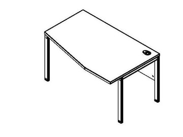 Эргономичный стол XMCT 149R, правый, 1400х900х750 в Сызрани