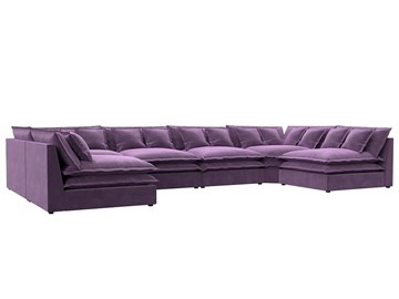 П-образный диван Лига-040, Сиреневый (микровельвет) в Самаре