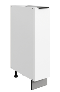 Тумба кухонная Стоун L200 (1 дв.гл.) (белый/джелато софттач) в Тольятти