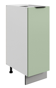 Шкаф рабочий Стоун L300 (1 дв.гл.) (белый/полынь софттач) в Самаре