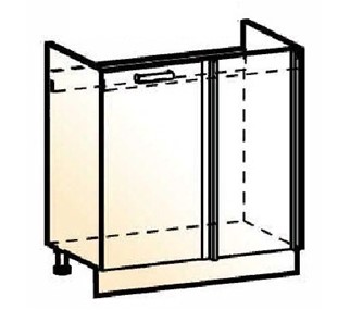 Шкаф рабочий под мойку угловой Стоун L800 (1 дв. гл.) в Самаре