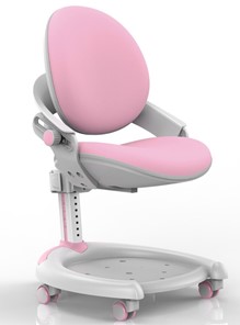 Кресло Mealux ZMAX-15 Plus, Y-710 PN Light, белый металл, обивка светло-розовая однотонная в Тольятти