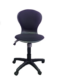 Детское вращающееся кресло LB-C 03, цвет черный в Самаре