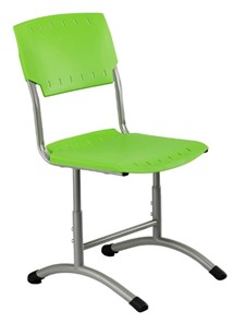 Детский стул регулируемый Отличник.3 3-5, Салатовый RAL 6038/Светло-серый в Тольятти