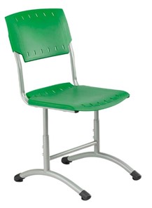 Детский стул регулируемый Отличник.3 3-5, Зеленый RAL 6001/Светло-серый в Тольятти