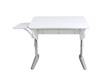 Растущий стол 5/100 (СУТ.46) + Polka_b 5/550  Рамух белый/серый/бежевый в Самаре