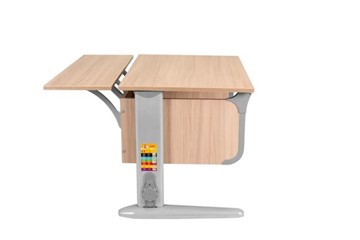 Детский стол-трансформер 6/75 (СУТ.48) + Polka_z 6/750 Ясень/серый/серый в Самаре