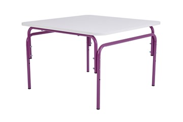 Детский растущий стол Фея Мой малыш, 0-1 гр., белый-фиолетовый в Тольятти