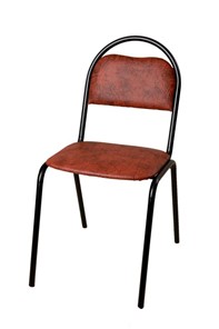 Офисный стул Стандарт СРП-033 Эмаль коричневый кожзам в Тольятти