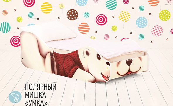 Детская кровать Полярный мишка-Умка в Самаре - изображение