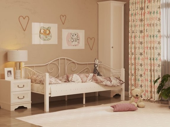 Детская кровать Гарда 7, 90х200, белая в Тольятти - изображение
