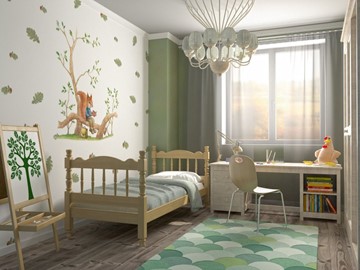 Кровать в детскую Алёнка (Сосна) в Тольятти - предосмотр 1