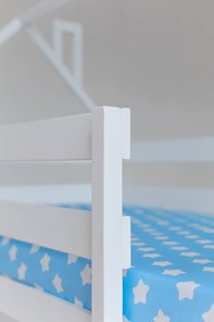Двухъярусная кровать Домик, цвет белый в Самаре - предосмотр 3