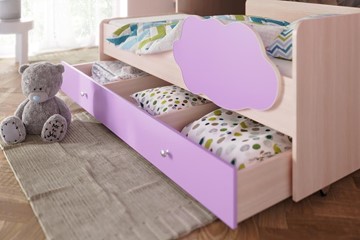 Двухэтажная детская кровать Соник 1.6 с ящиком, Ясень Шимо в Сызрани - предосмотр 1