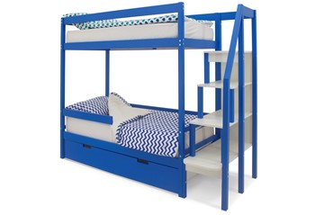 Кровать 2-ярусная Svogen синий в Самаре