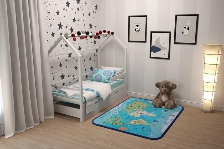 Кровать-домик детская Svogen белый в Тольятти - изображение 6