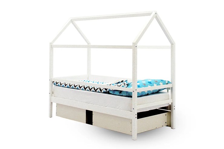 Кровать-домик детская Svogen белый в Тольятти - изображение 5