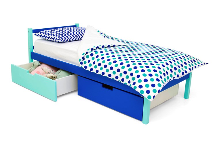 Кровать в детскую Skogen classic мятно-синия в Тольятти - изображение 4