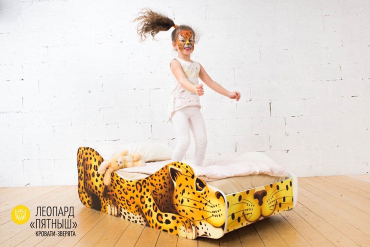 Детская кровать-зверенок Леопард-Пятныш в Тольятти - изображение 3