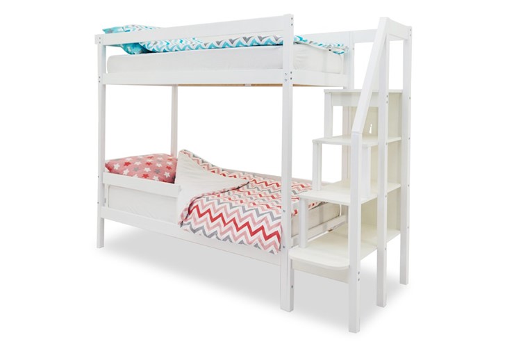 Двухэтажная детская кровать Svogen белый в Самаре - изображение 3