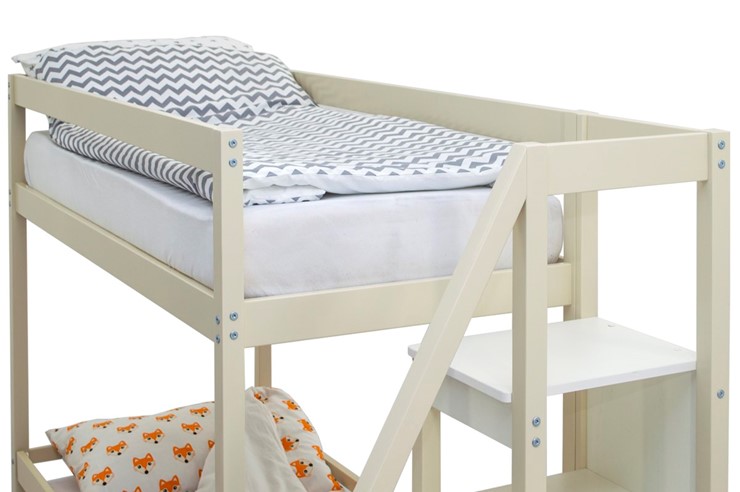 Детская 2-х ярусная кровать Svogen бежевый в Самаре - изображение 10