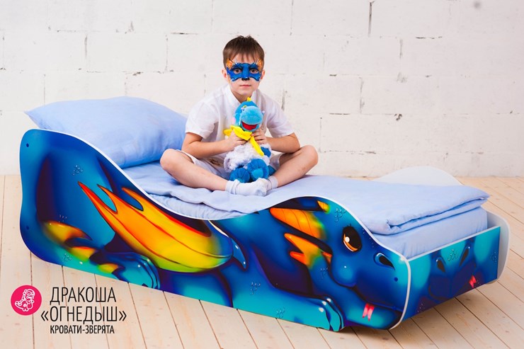Детская кровать-зверенок Дракоша-Огнедыш в Тольятти - изображение 1