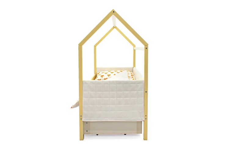 Кровать-домик в детскую «Svogen бежево-белый» мягкая в Тольятти - изображение 5