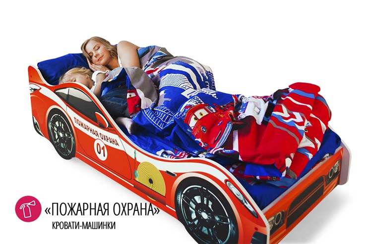 Кровать-машина в детскую Пожарная охрана в Тольятти - изображение 1