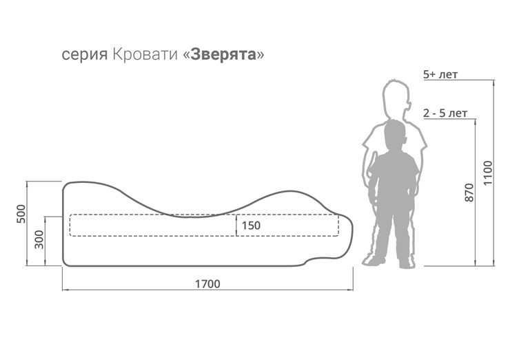 Детская кровать Барс-Снежок в Тольятти - изображение 2