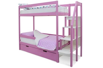 Кровать двухъярусная Svogen розовый в Самаре