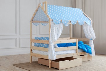 Детская кровать Домик с ящиками, без покраски в Самаре - предосмотр 2