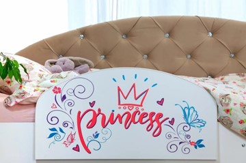 Кровать детская Эльза с бортиком, Фиолетовый (щиты) в Тольятти - предосмотр 2