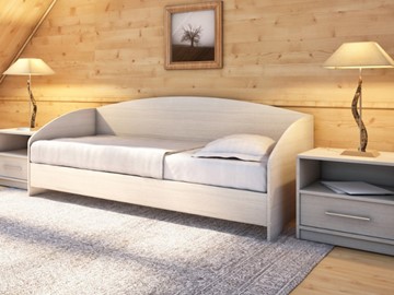Подростковая кровать Этюд Софа, 90х200, ясень шимо светлый в Самаре