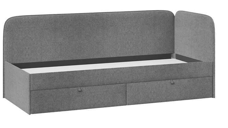 Подростковая кровать Молли тип 1 (90), Микровелюр Scandi Graphite 22 в Самаре - изображение 2