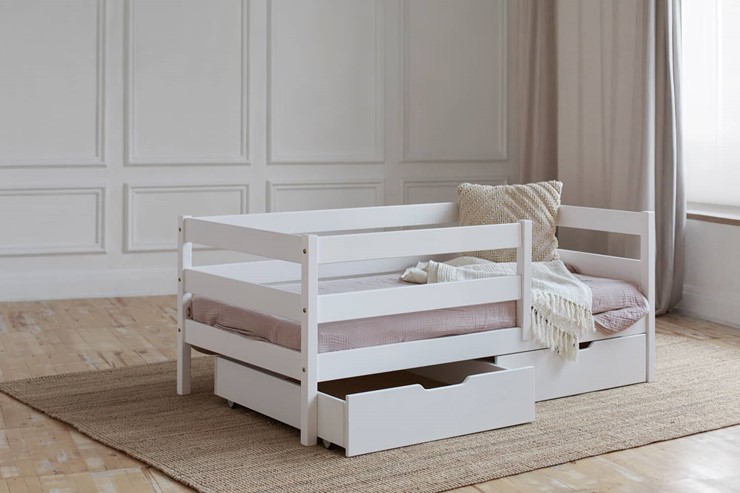 Детская кровать Софа с ящиками, цвет белый в Самаре - изображение 1