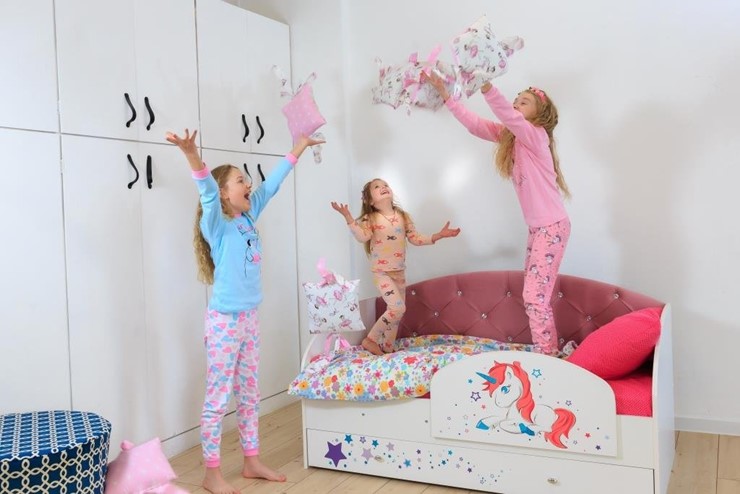 Кровать детская Звездочка с бортиком, Розовый в Самаре - изображение 9