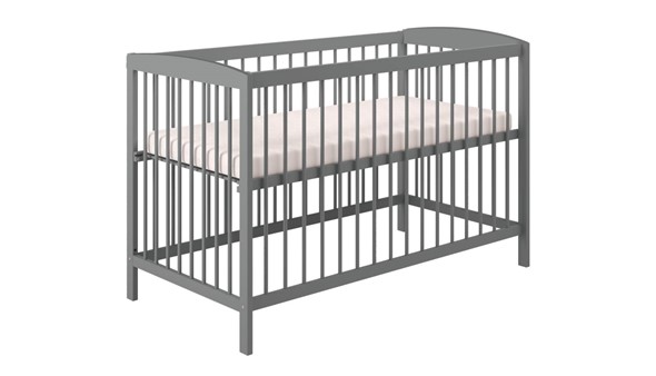 Детская кроватка POLINI Kids Simple 101 Серый в Самаре - изображение