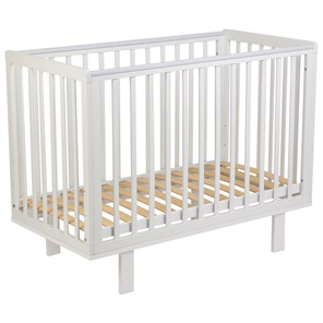 Кровать для новорожденных серия 3400 POLINI Kids Simple 340 Белый в Сызрани