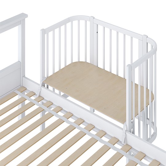 Детская кровать POLINI Kids Simple 105 Белый в Самаре - изображение 2